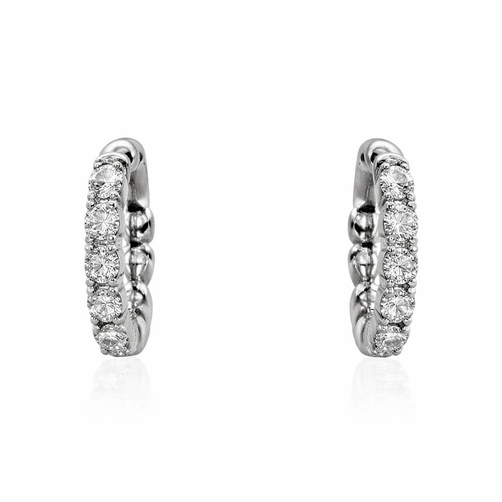 0.45 ct Diamond HoopEarrings