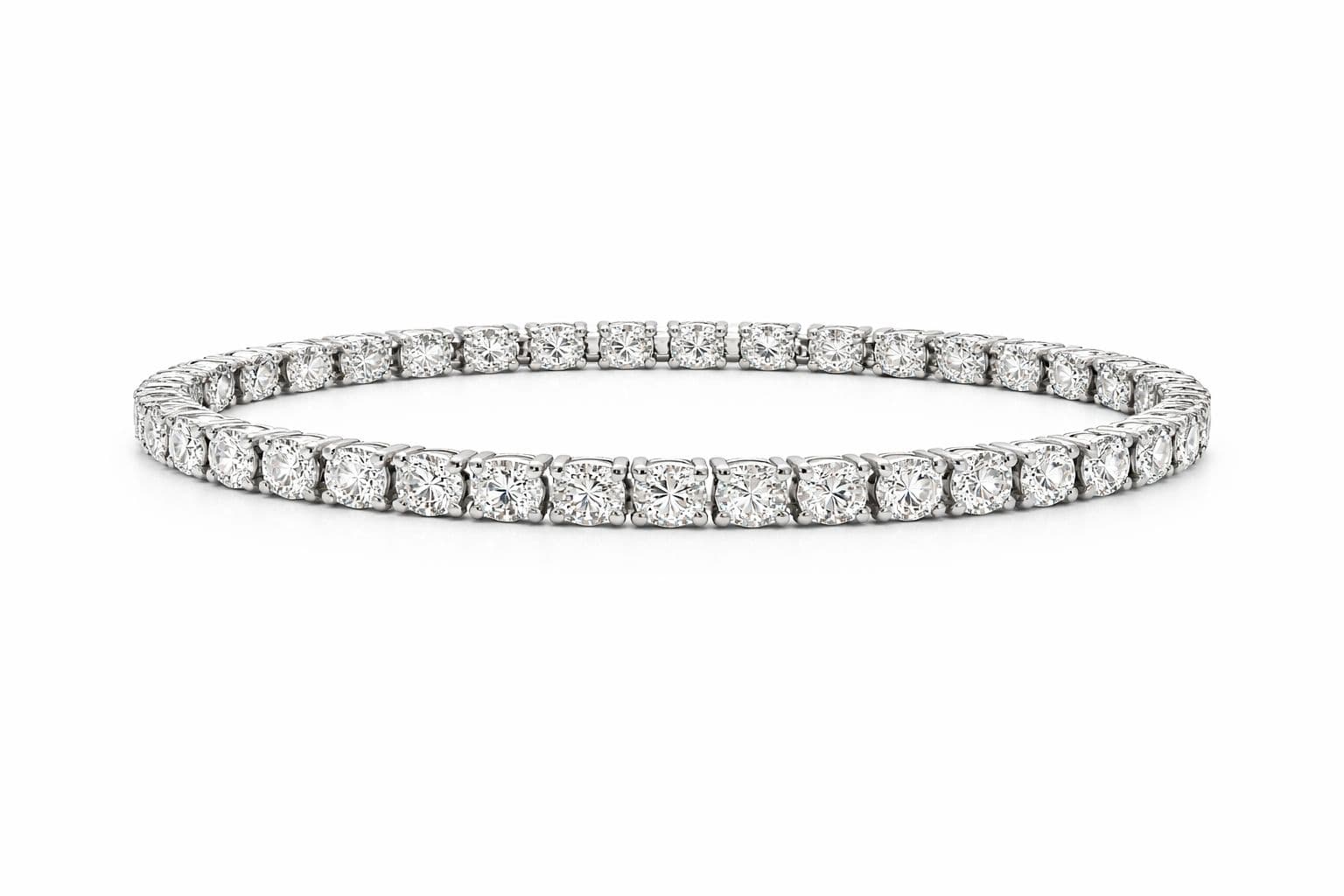 2.45 ct Round Diamond Tennis Bracelet