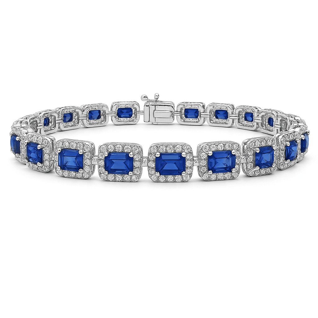 11.56 ct Halo Bracelet