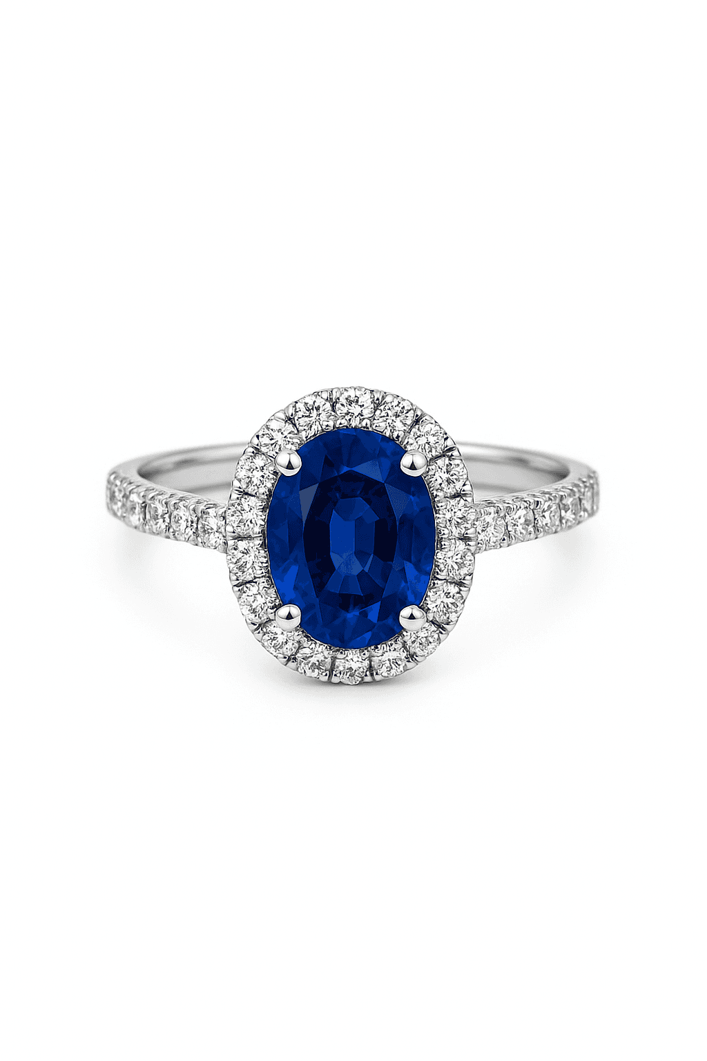 1.41 ct Oval Halo Ring