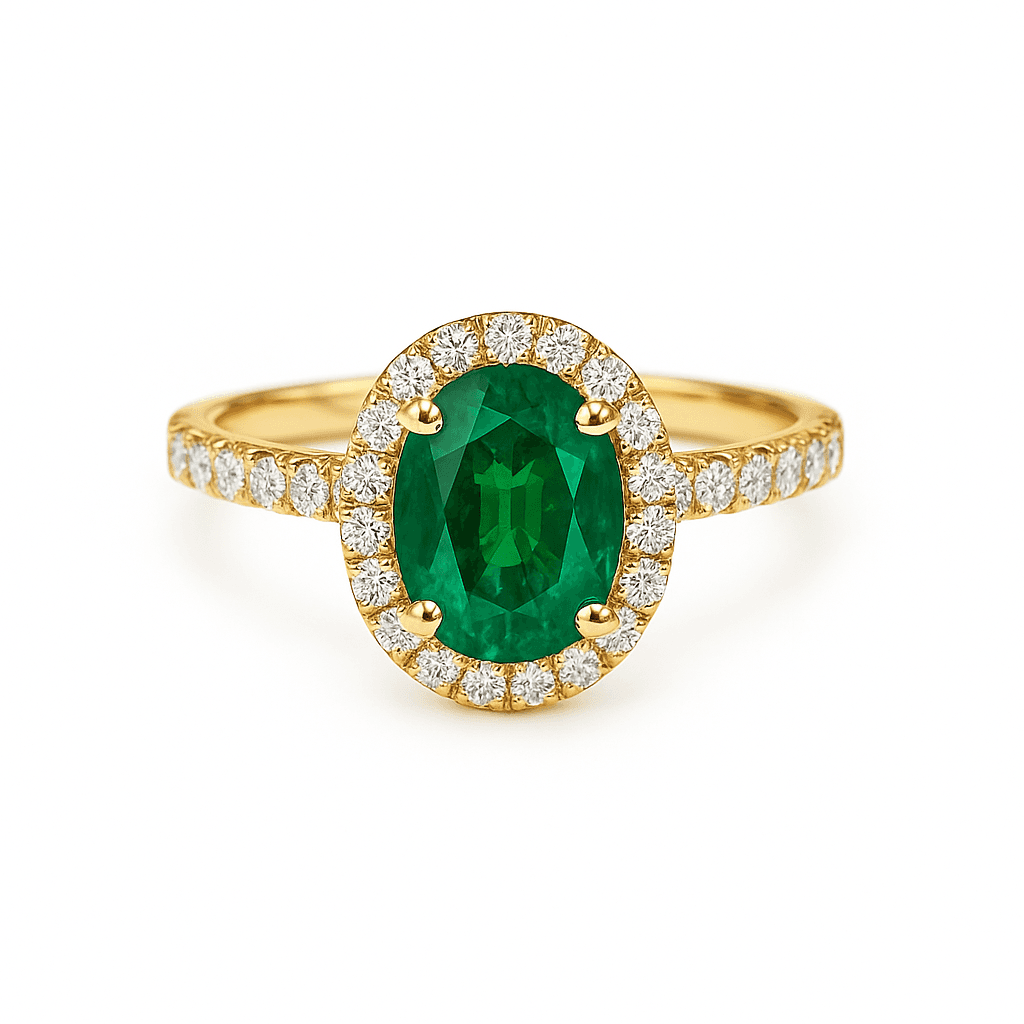 1.41 ct Oval Halo Ring