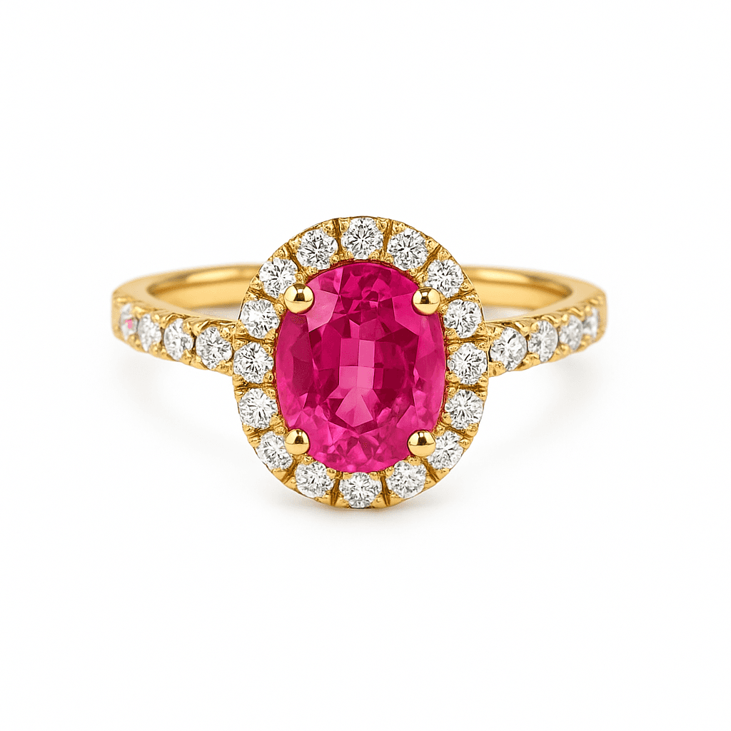 1.41 ct Oval Halo Ring