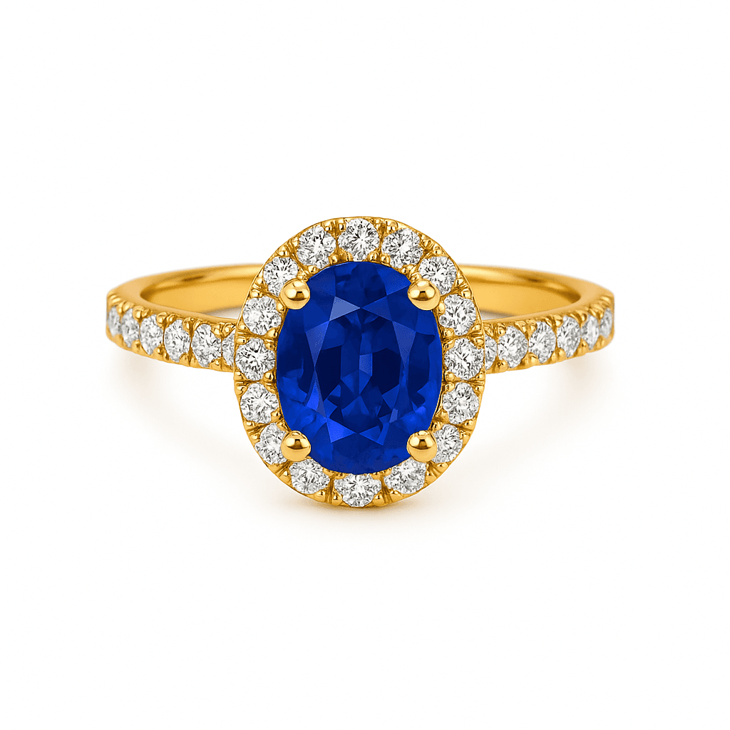 1.41 ct Oval Halo Ring