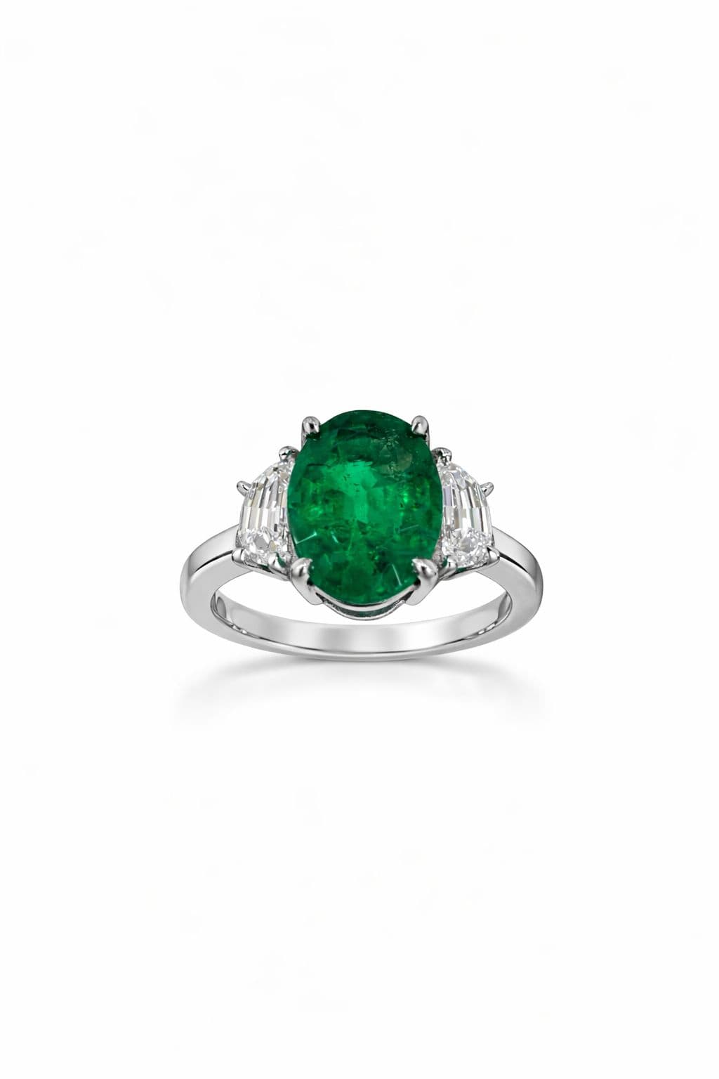 Shown in Platinum with Emerald