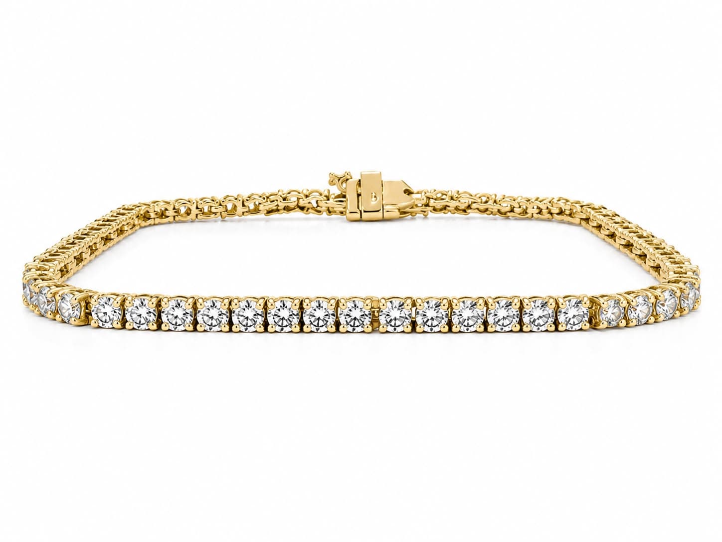 2.10 ct Round Diamond Tennis Bracelet