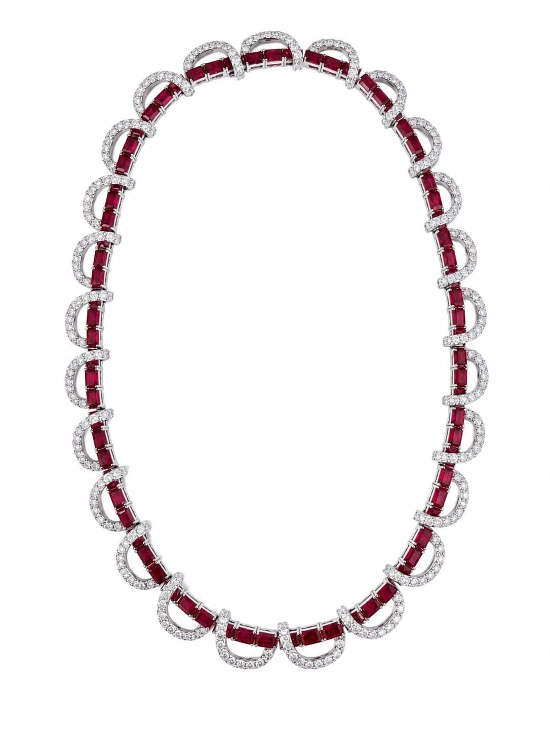 The Lace Ruby and Diamond Necklace